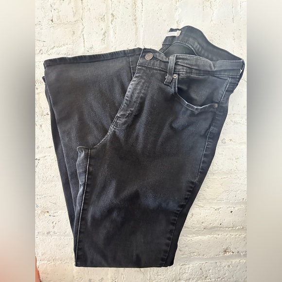Levi’s Women’s Black Stretch Bootcut Jeans Size 12 - Picture 4 of 5